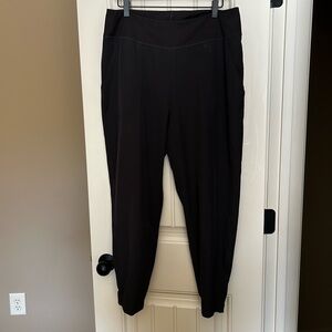 Patagonia Happy Hike Joggers Women's Large Black Pull On Stretch Size Large